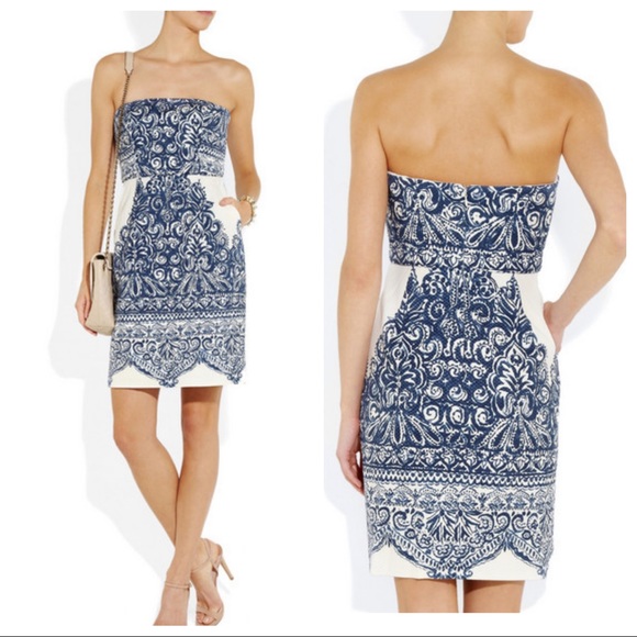 J. Crew Dresses & Skirts - J Crew Collection Ella Blue Paisley Dress Sz 4